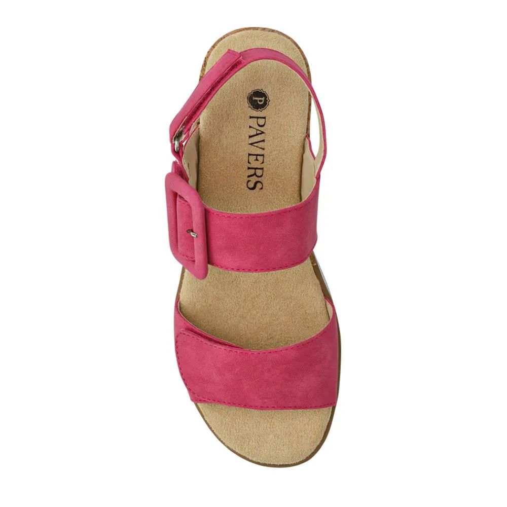 Adjustable Wedge-Heel Sandals - WBINS41052 / 327 110