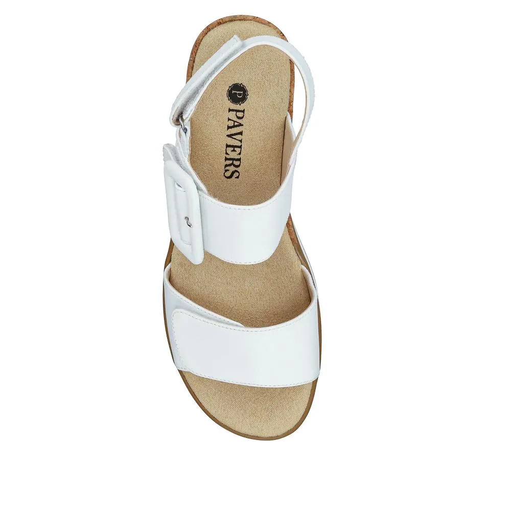 Adjustable Wedge-Heel Sandals - WBINS41052 / 327 110