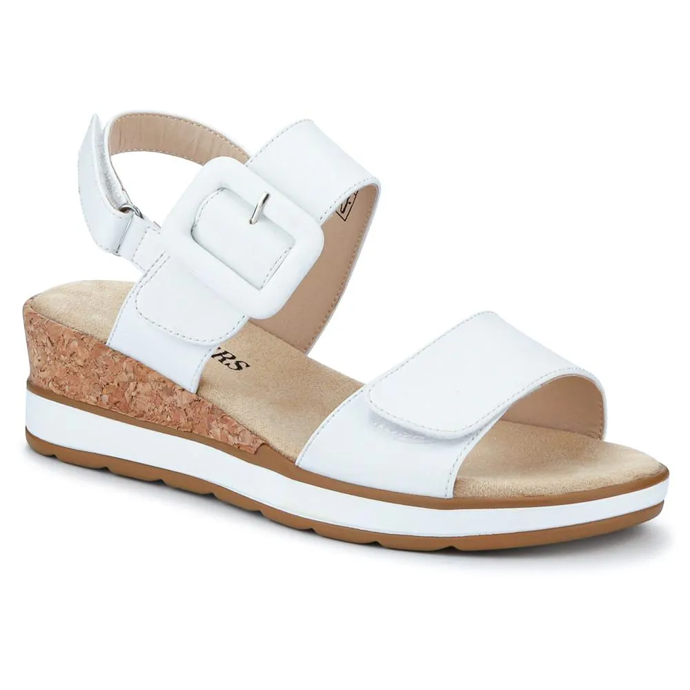 Adjustable Wedge-Heel Sandals - WBINS41052 / 327 110