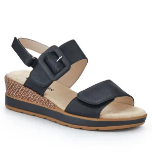 Adjustable Wedge-Heel Sandals - WBINS41052 / 327 110