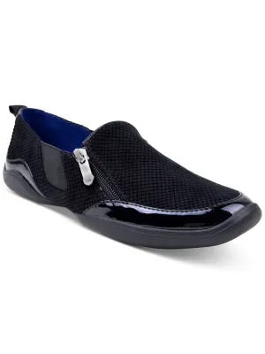 ADRIENNE VITTADINI SPORT Womens Black Stretch Gore Padded Ganesa Round Toe Flats Shoes M