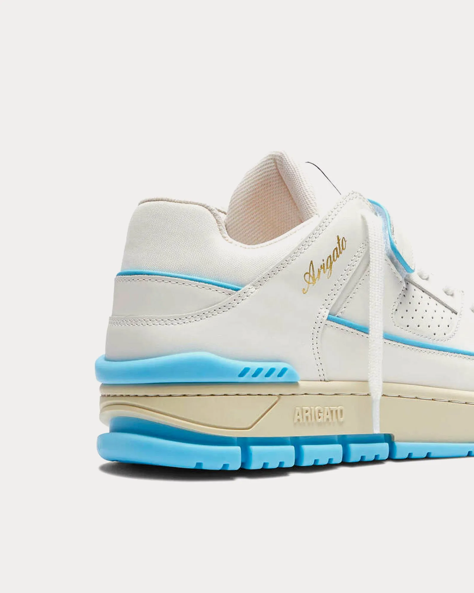 Area Lo Strap White / Blue Low Top Sneakers