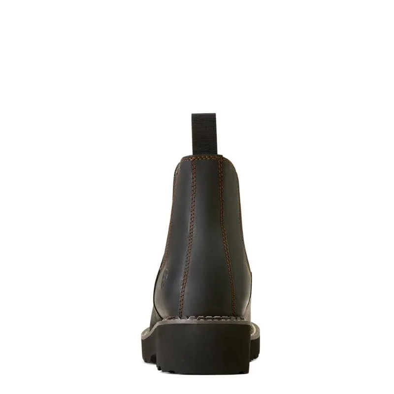 Ariat Fatbaby Twin Gore Ladies Chelsea Boot - Black Deertan