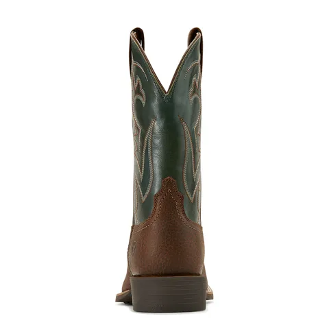 Ariat Men's 11" Brown Oily Rowdy Sports Outdoor Square Toe Cowboy Boots