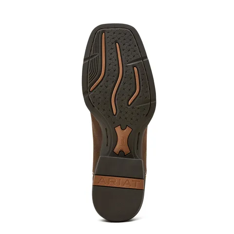 Ariat Men's 11" Brown Oily Rowdy Sports Outdoor Square Toe Cowboy Boots