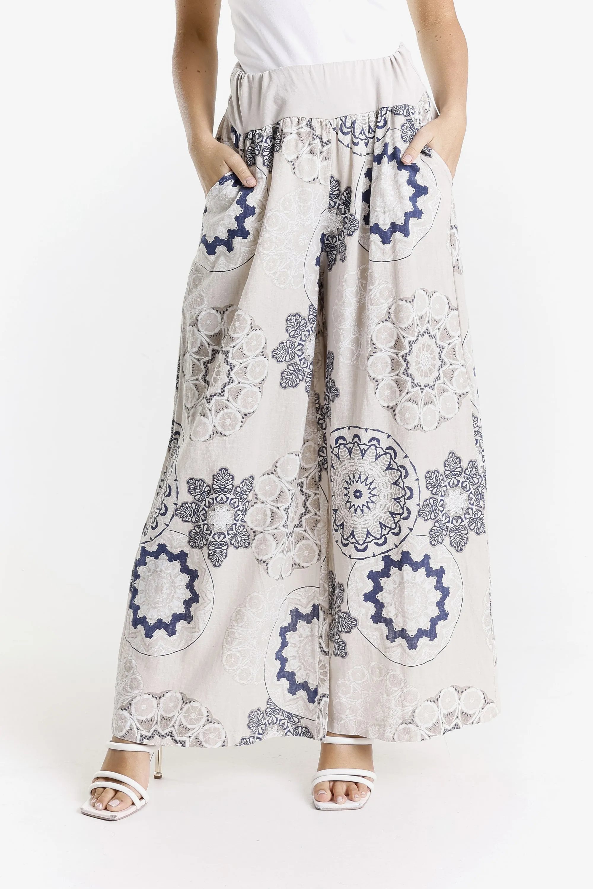 Athena Spiro Linen Blend Pant (PL713P)