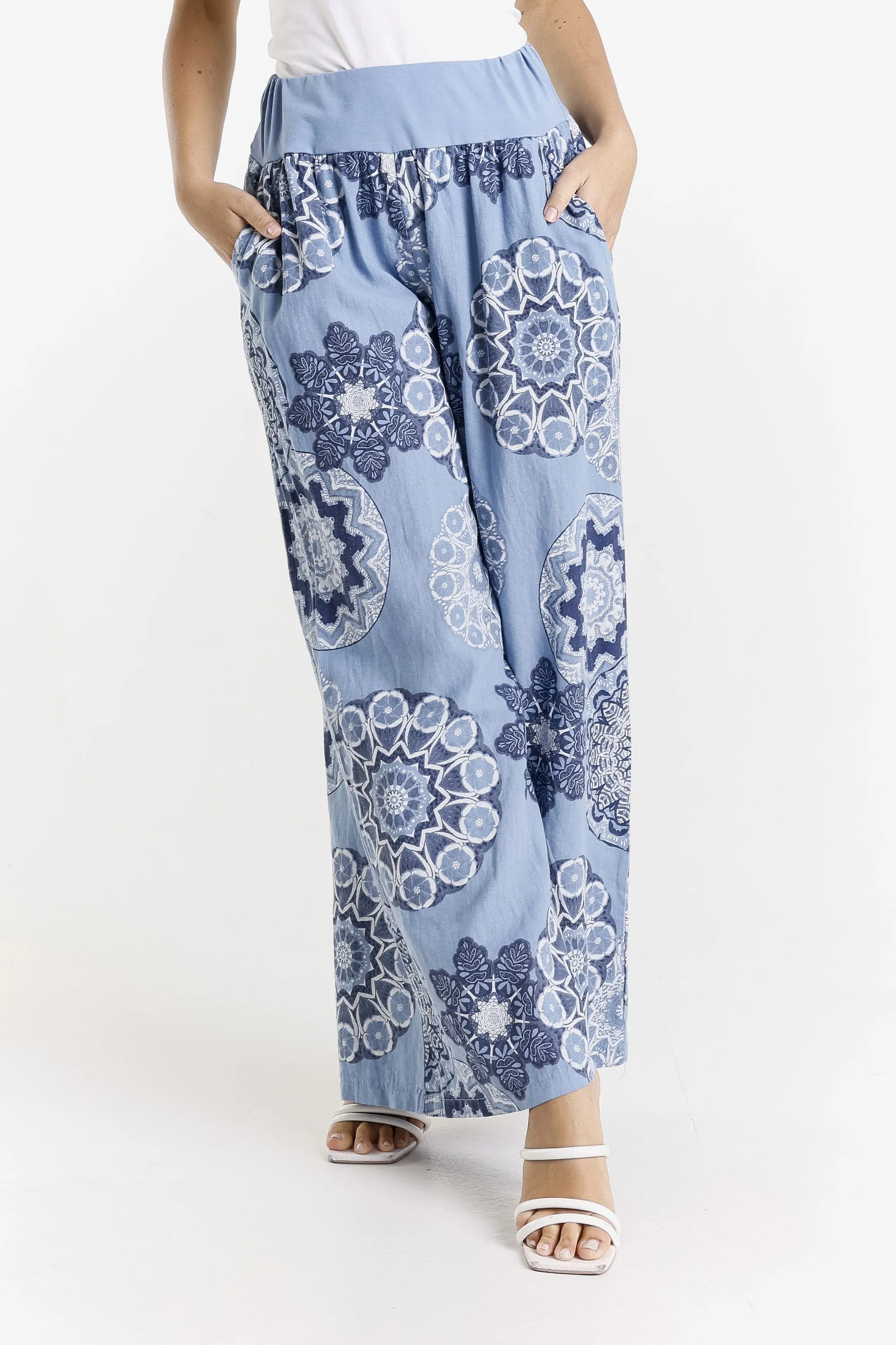 Athena Spiro Linen Blend Pant (PL713P)