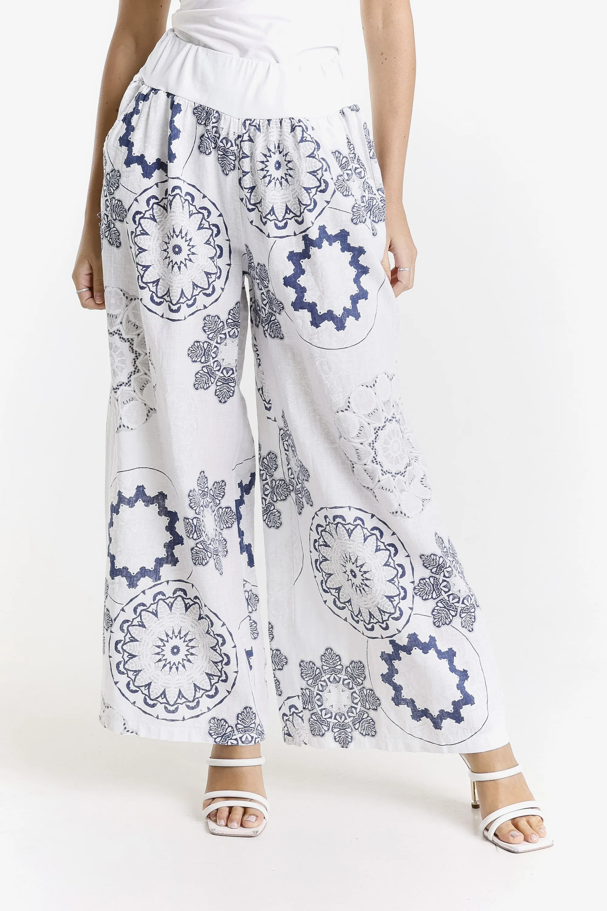 Athena Spiro Linen Blend Pant (PL713P)