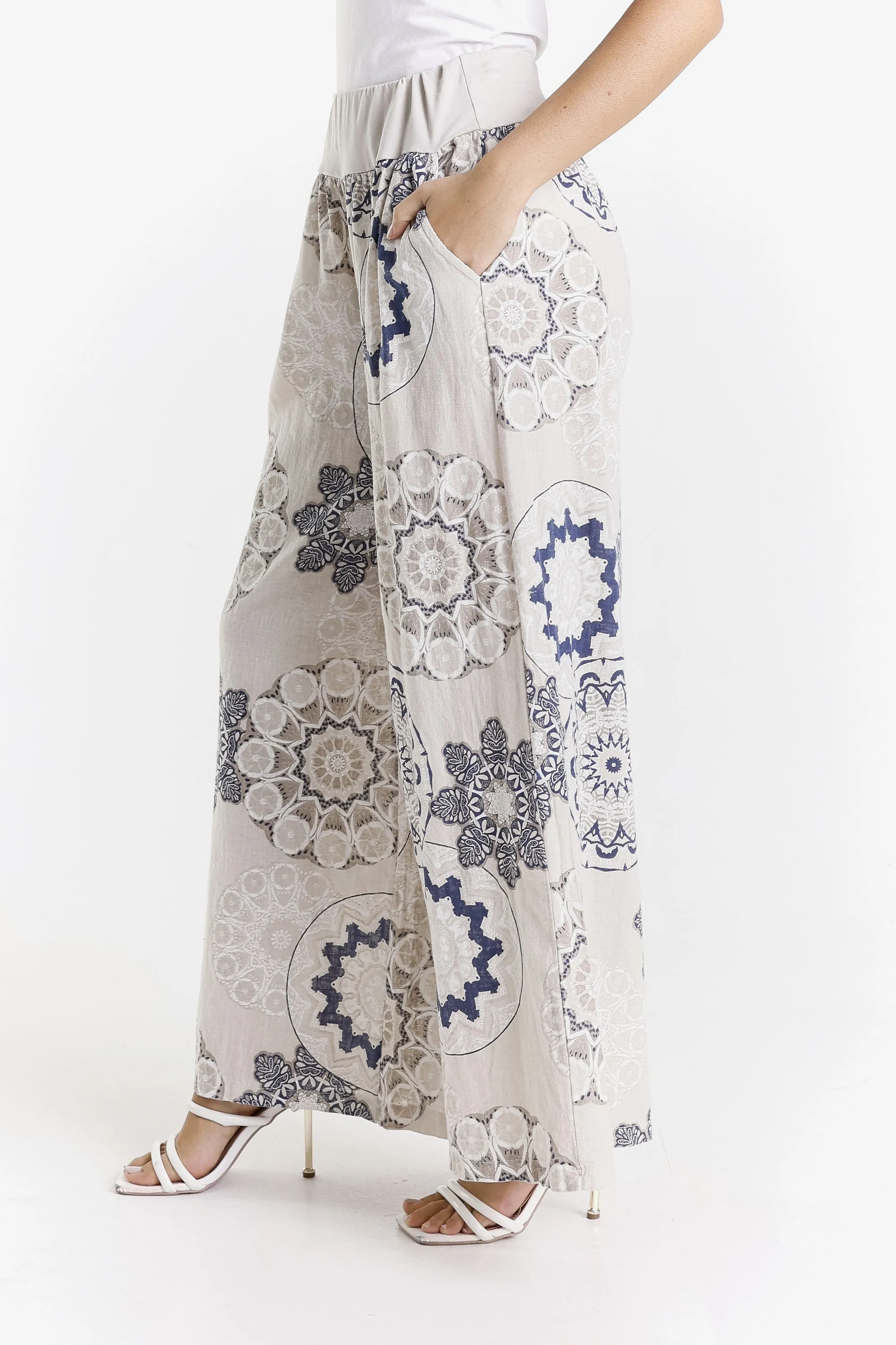 Athena Spiro Linen Blend Pant (PL713P)
