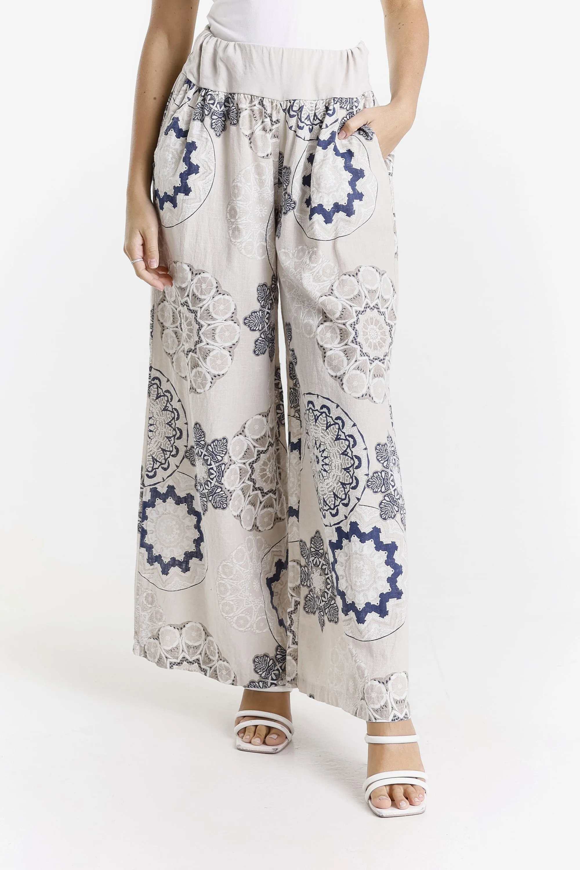 Athena Spiro Linen Blend Pant (PL713P)