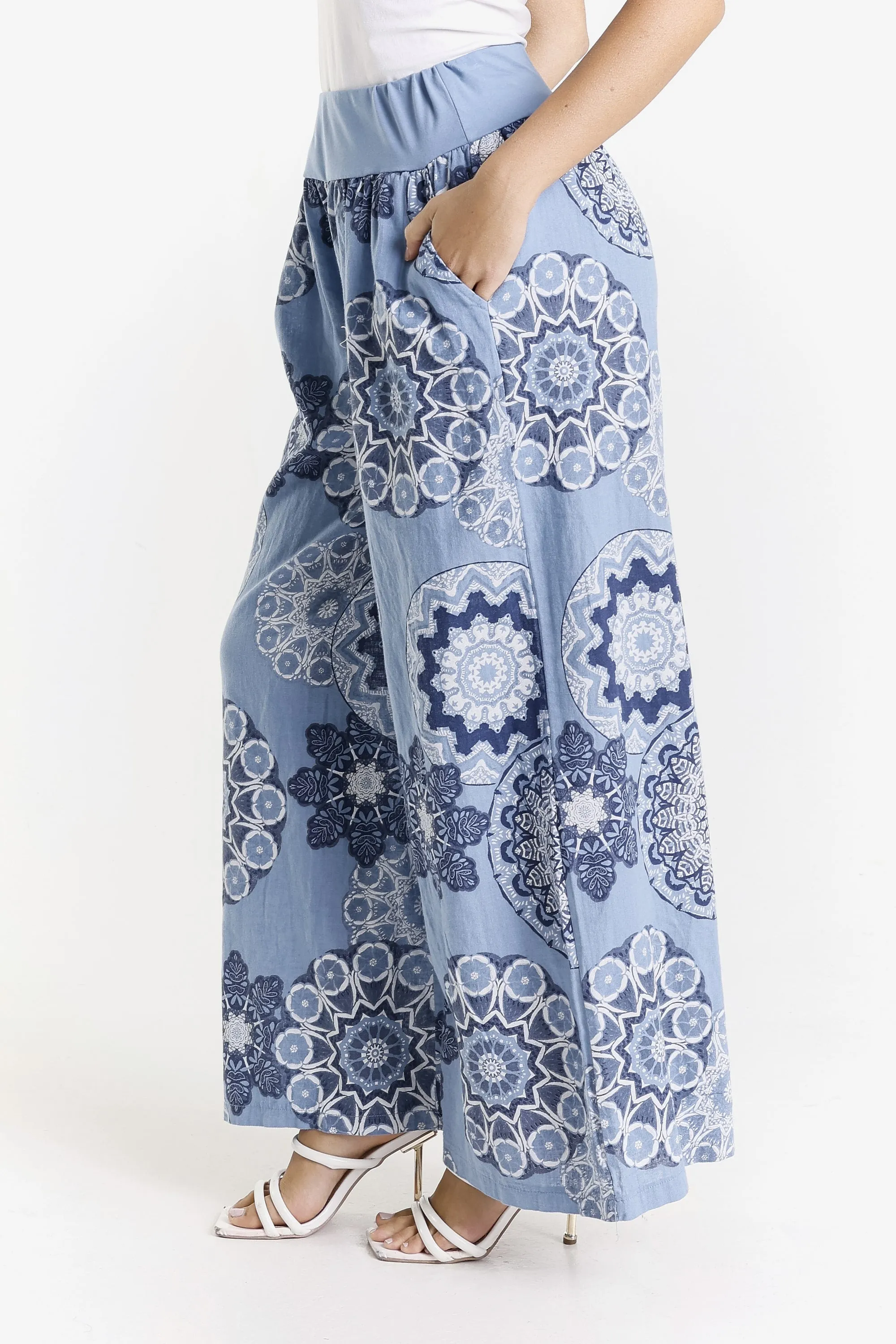 Athena Spiro Linen Blend Pant (PL713P)