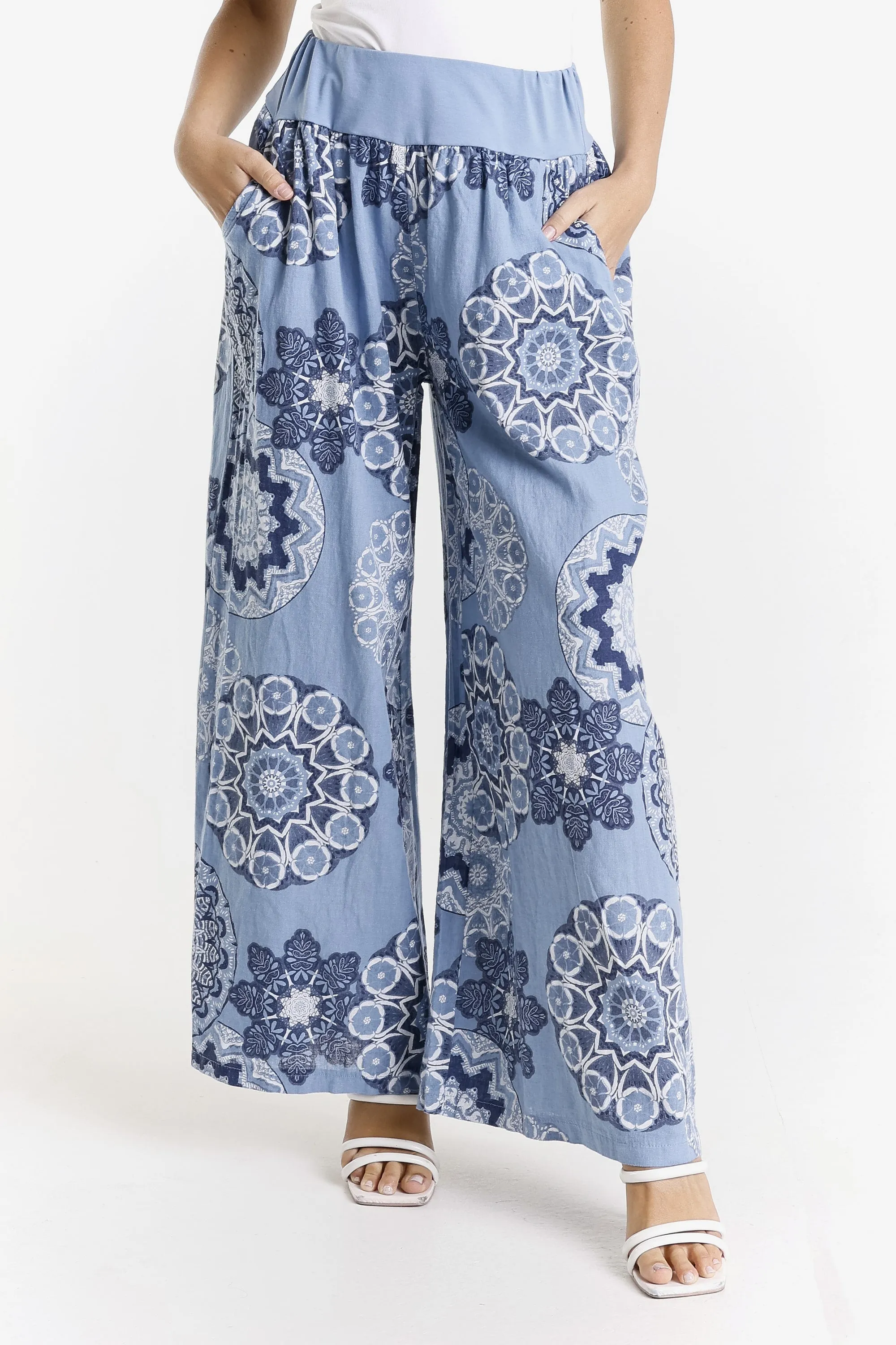 Athena Spiro Linen Blend Pant (PL713P)