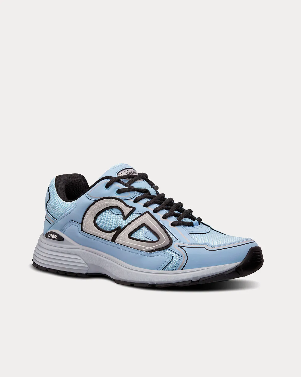 B30 Mesh & Technical Fabric Blue Low Top Sneakers