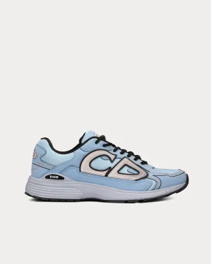 B30 Mesh & Technical Fabric Blue Low Top Sneakers