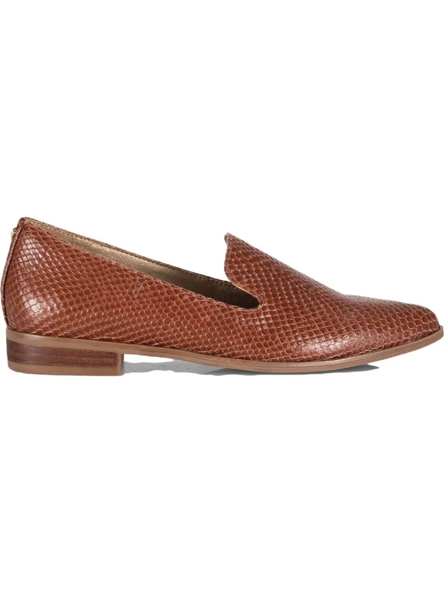 BARETRAPS Womens Brown Arch Support Cushioned Pointed Toe Slip On Leather Flats Shoes M