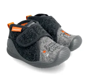 BIOMECANICS Wool Slippers Grey Little Tiger