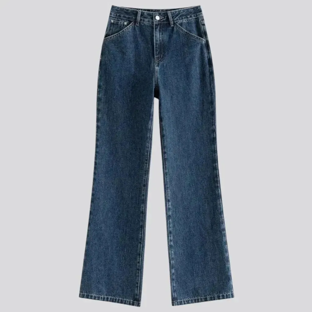 Bootcut fit dark women's jeans