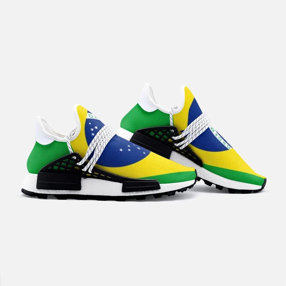 Brasil Flag Unisex Lightweight Sneaker S-1 Boost