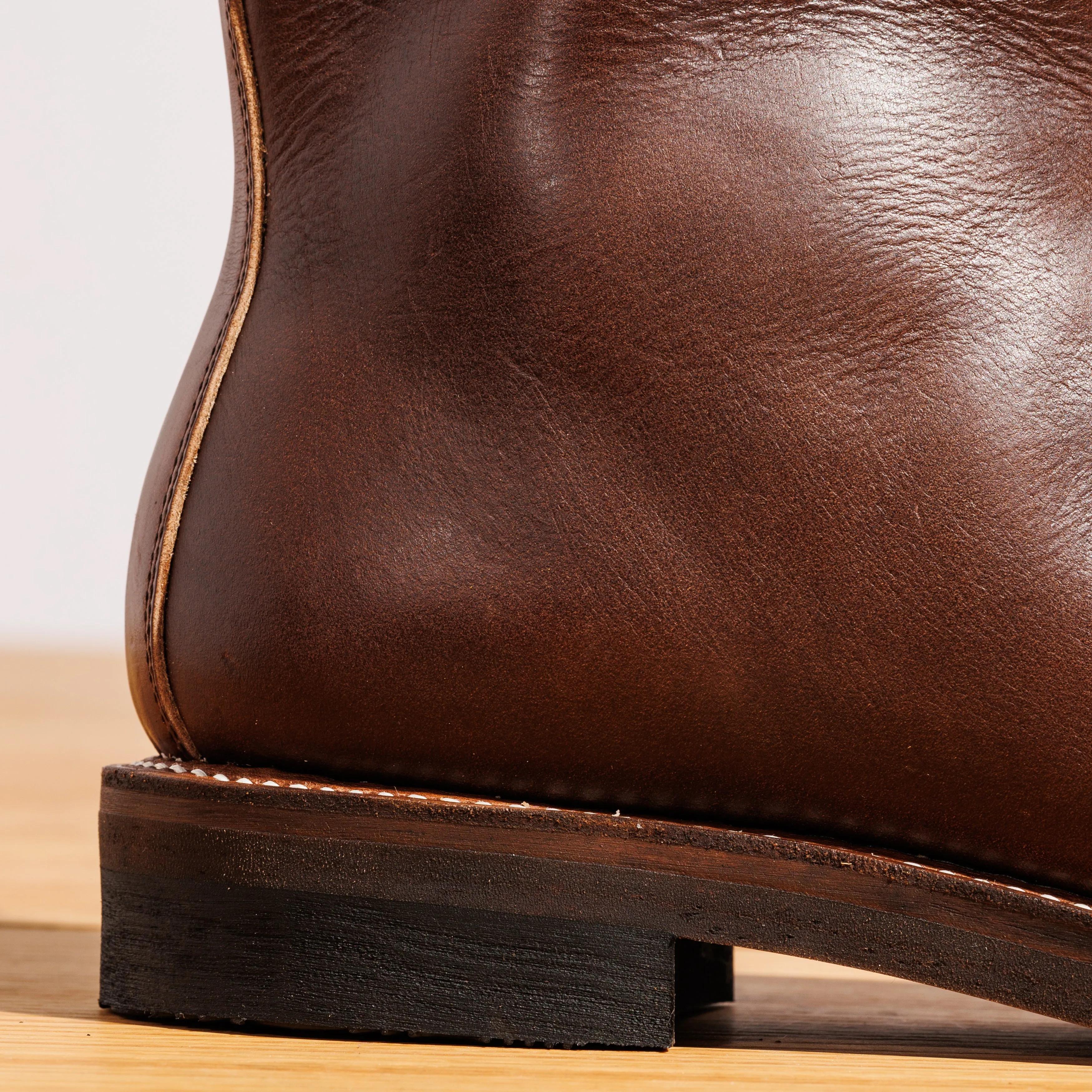 Casper Side Zip Boot - Brown Oil