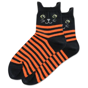 Cat Stripe Ankle Socks