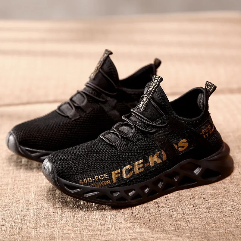 Children's Running Sneakers Breathable Lightweight Soft Non-slip Leisure
