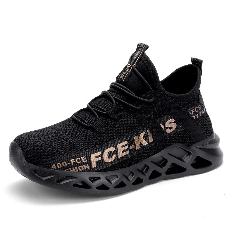 Children's Running Sneakers Breathable Lightweight Soft Non-slip Leisure