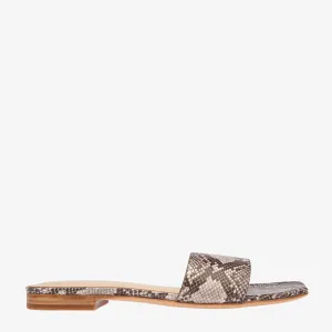 Chloe Python Leather embossed Slide