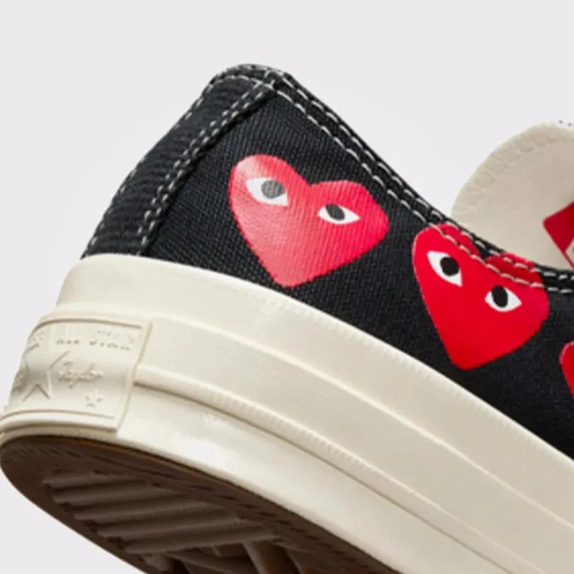 Comme Des Garçons Play x Converse Chuck Black Low Cut Sneakers