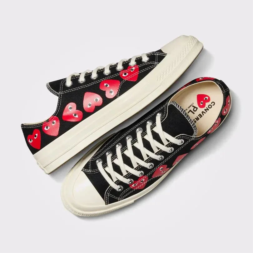 Comme Des Garçons Play x Converse Chuck Black Low Cut Sneakers