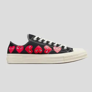 Comme Des Garçons Play x Converse Chuck Black Low Cut Sneakers