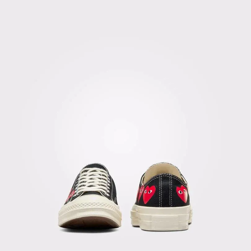 Comme Des Garçons Play x Converse Chuck Black Low Cut Sneakers
