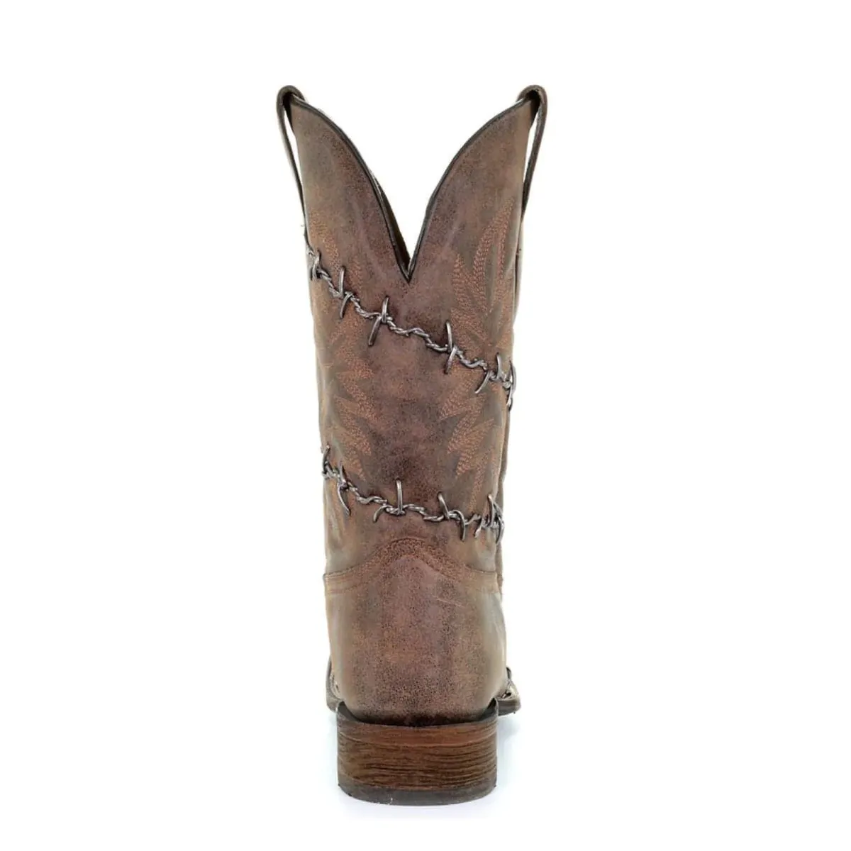 Corral Men's Brown Woven Square Toe Western Boots