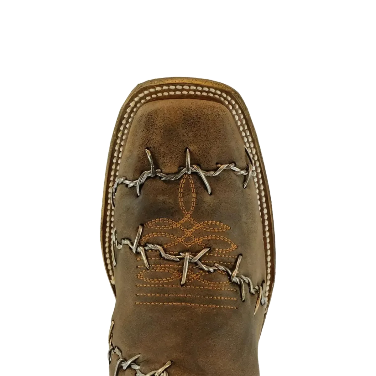 Corral Men's Brown Woven Square Toe Western Boots
