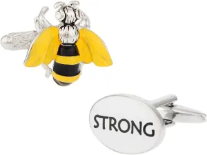 Cuff-Daddy Bee Strong Cufflinks with Presentation Box