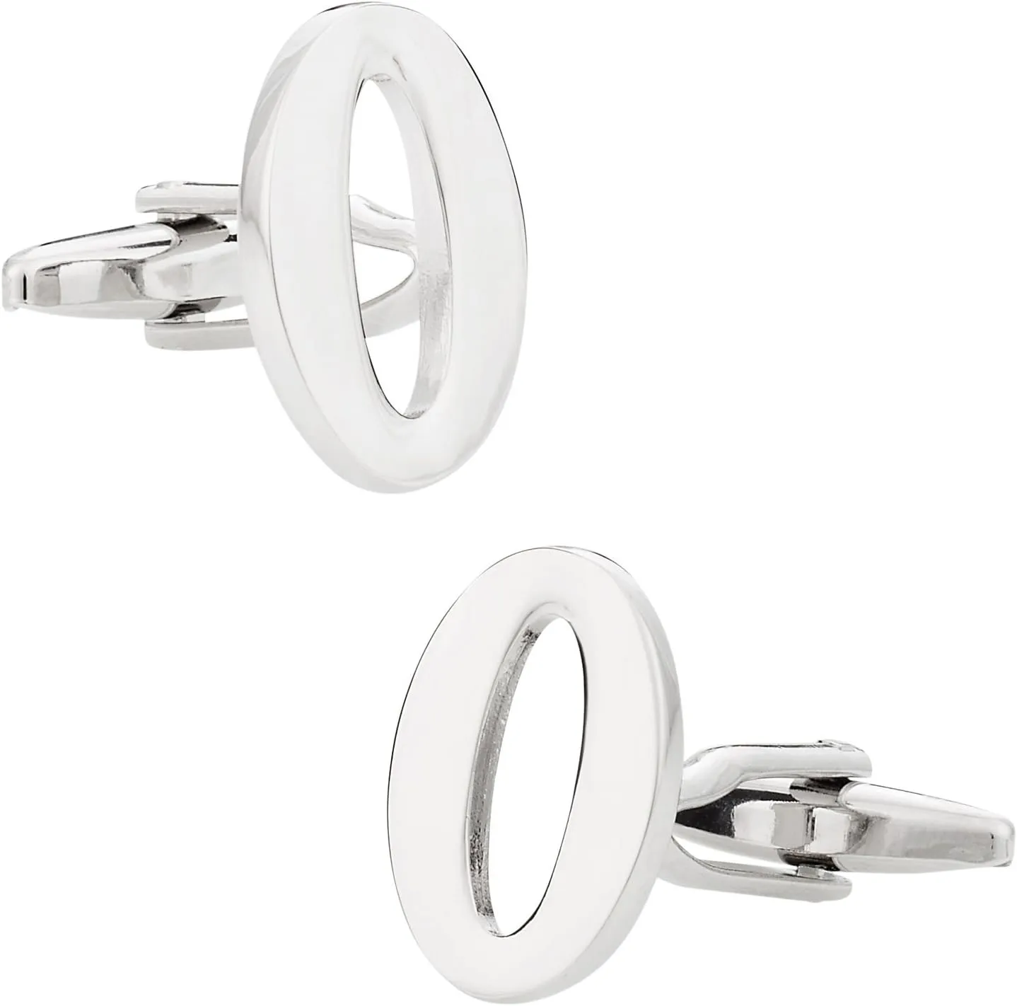 Cuff-Daddy Number 0 Cufflinks with Travel Presentation Gift Box Birthday Numeral Numero Digits