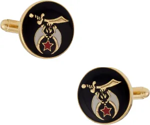 Cuff-Daddy Shriners Cufflinks - Made in USA with Presentation Box