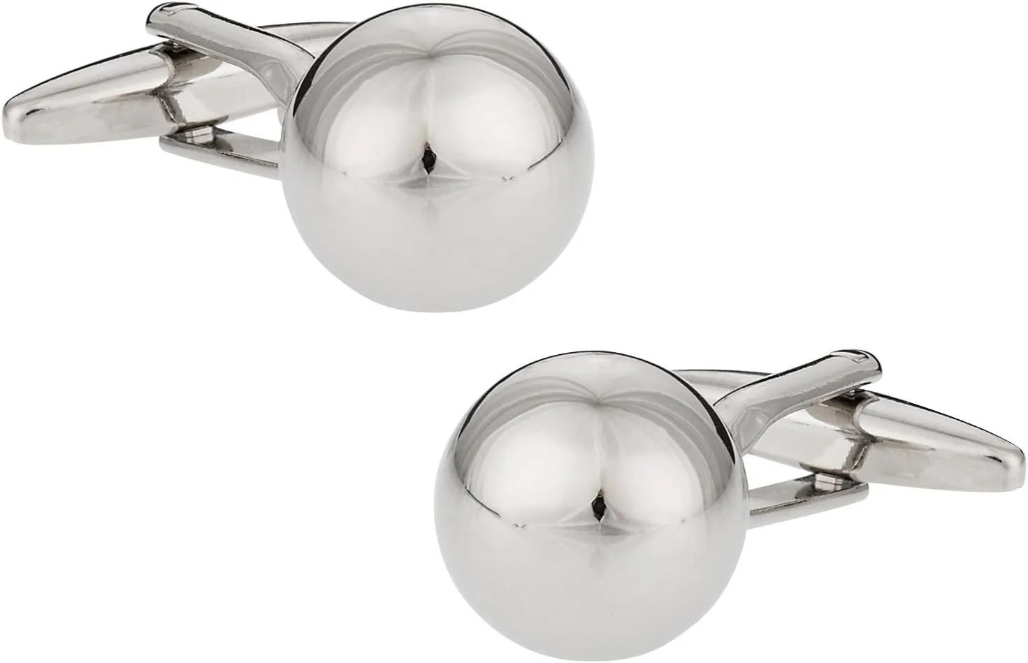 Cuff-Daddy Silver Ball Cufflinks with Presentation Box