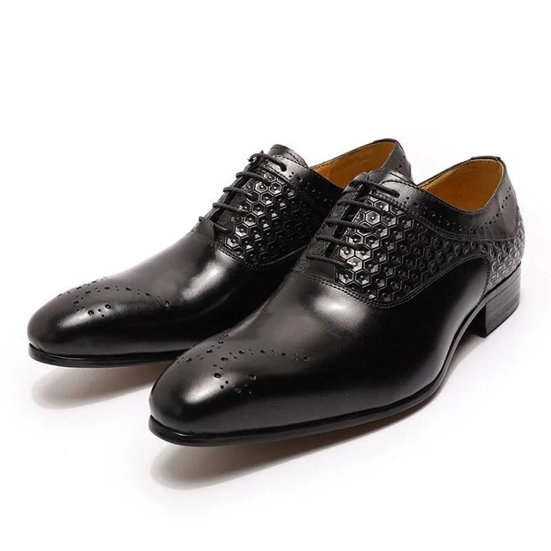 Dress Shoes -  Thayer Glossy Men Shoes