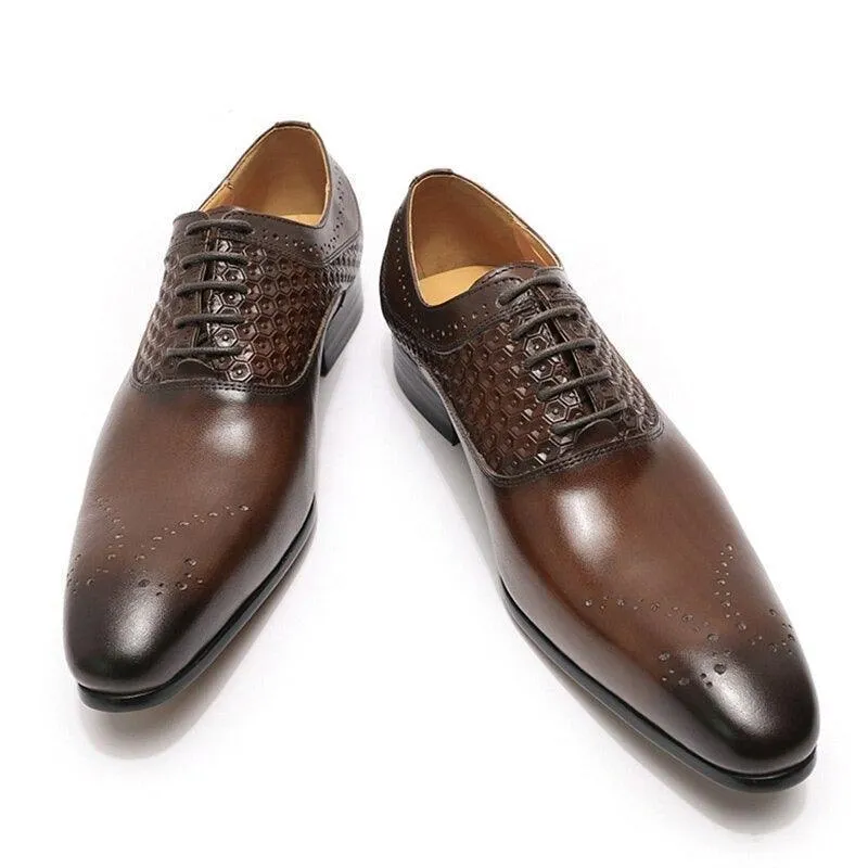 Dress Shoes -  Thayer Glossy Men Shoes