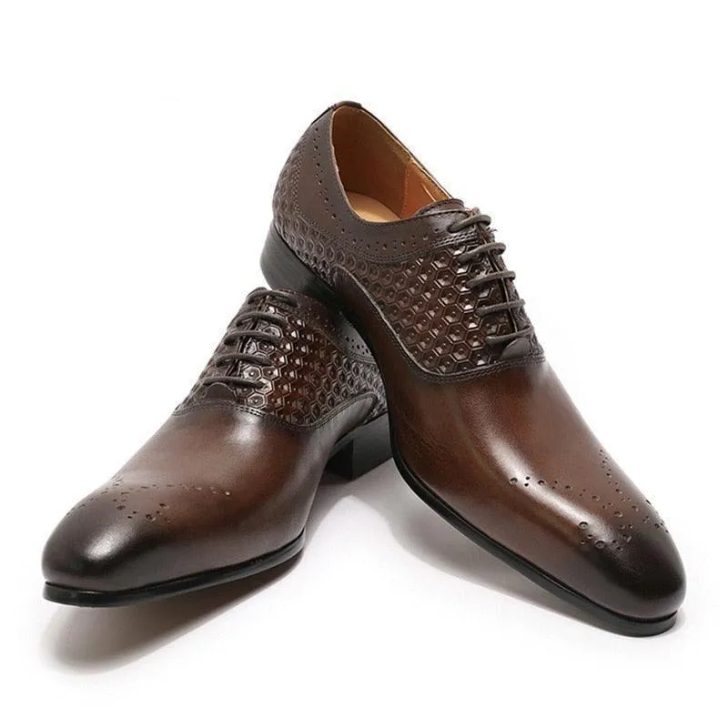 Dress Shoes -  Thayer Glossy Men Shoes