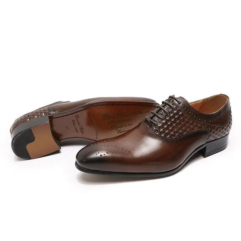 Dress Shoes -  Thayer Glossy Men Shoes