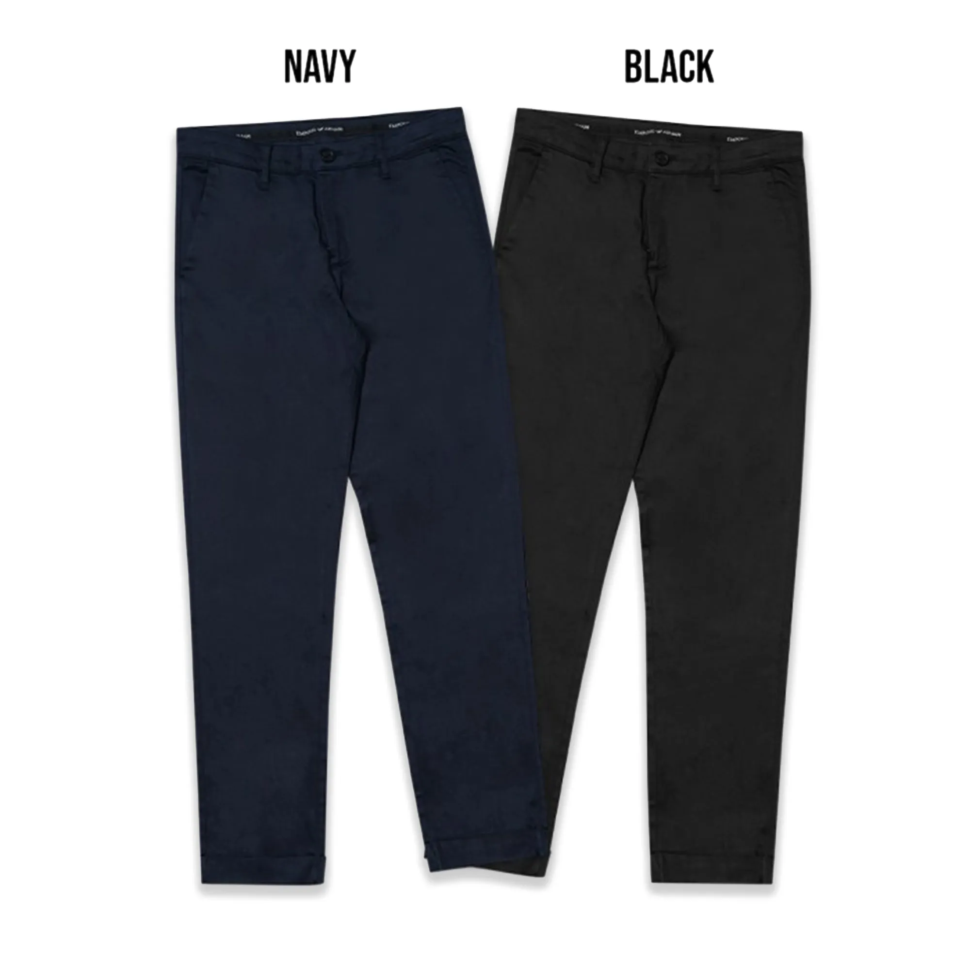 EAM Stretch Cotton Chino Pants