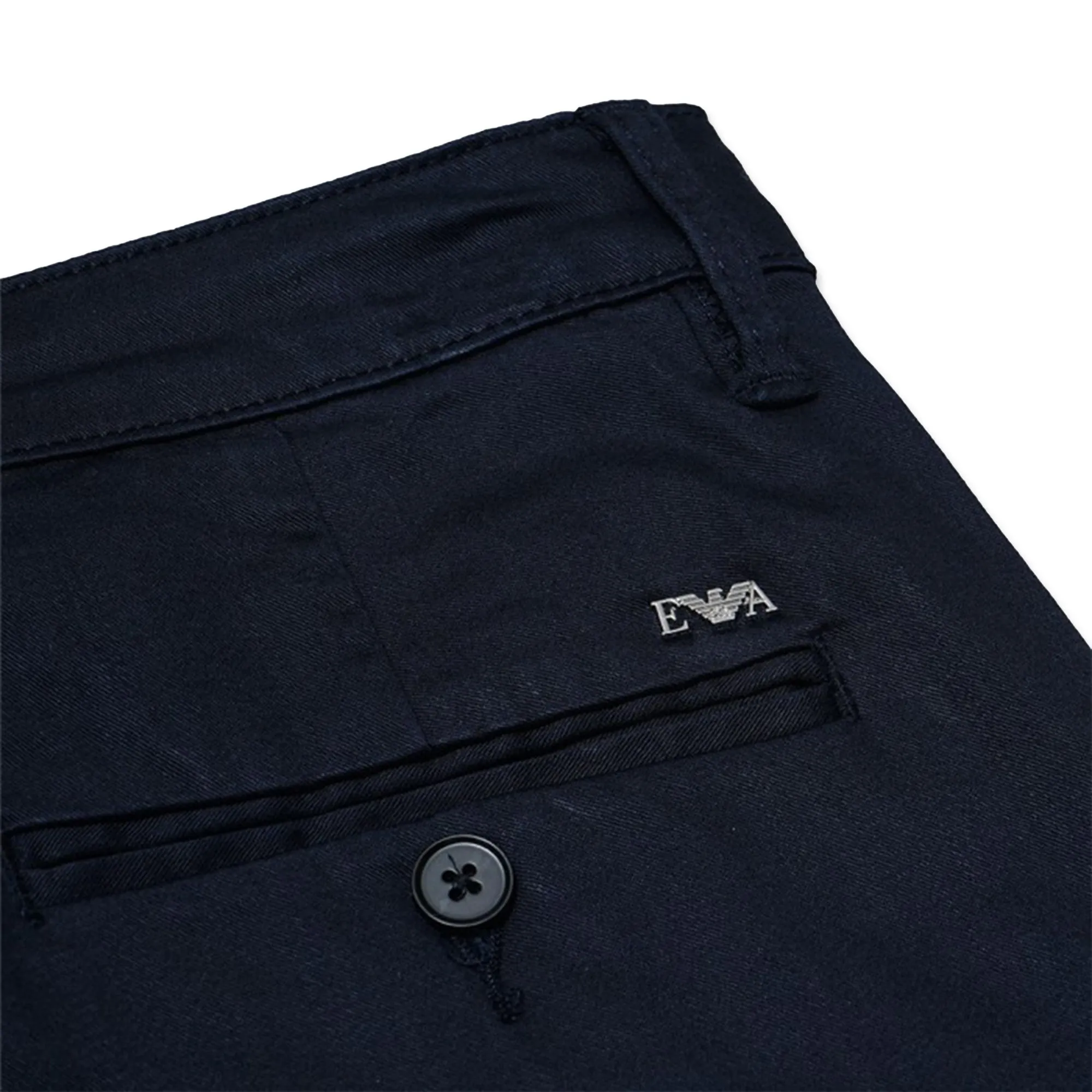 EAM Stretch Cotton Chino Pants