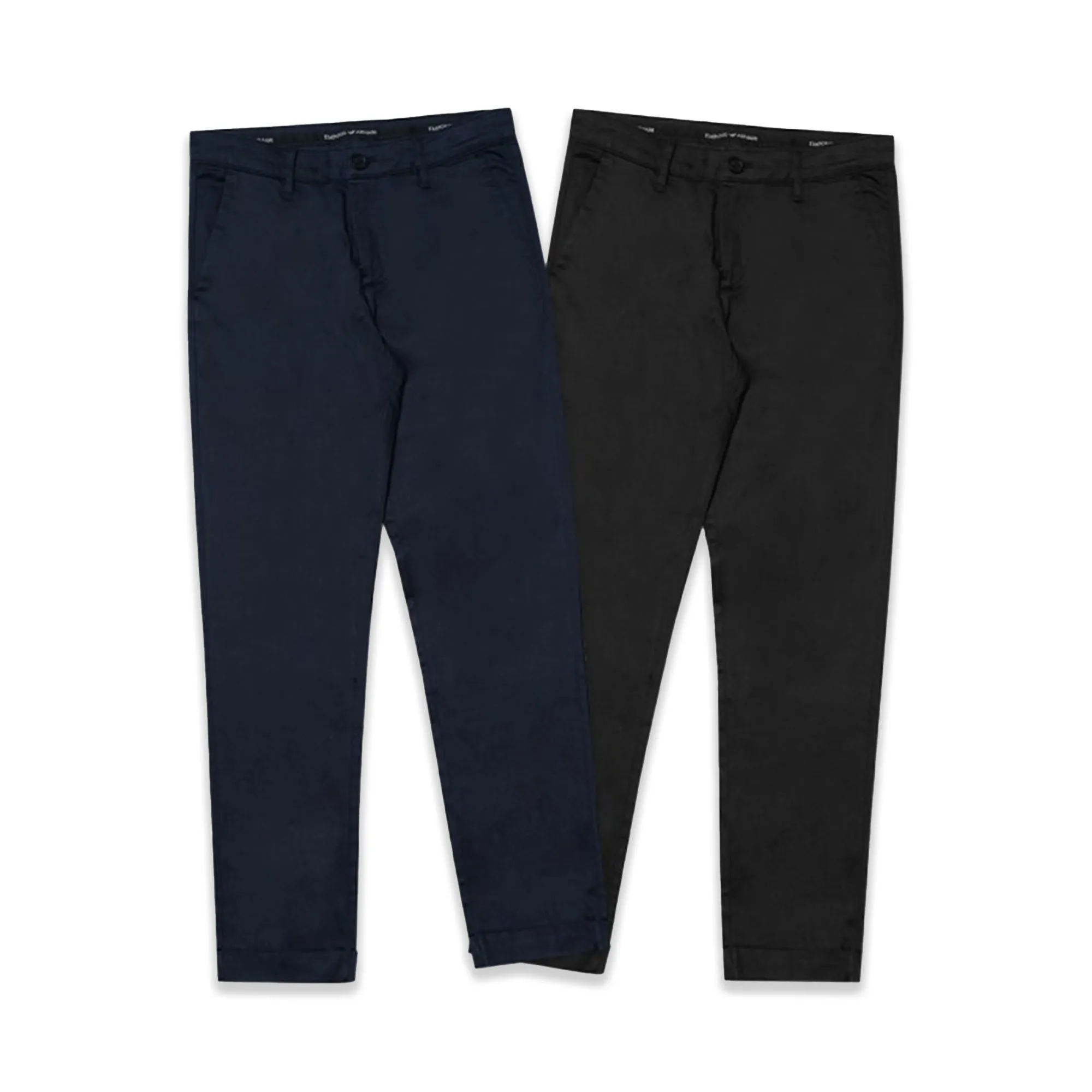 EAM Stretch Cotton Chino Pants