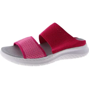 Easy Spirit Womens Davera 2 Knit Casual Slide Sandals
