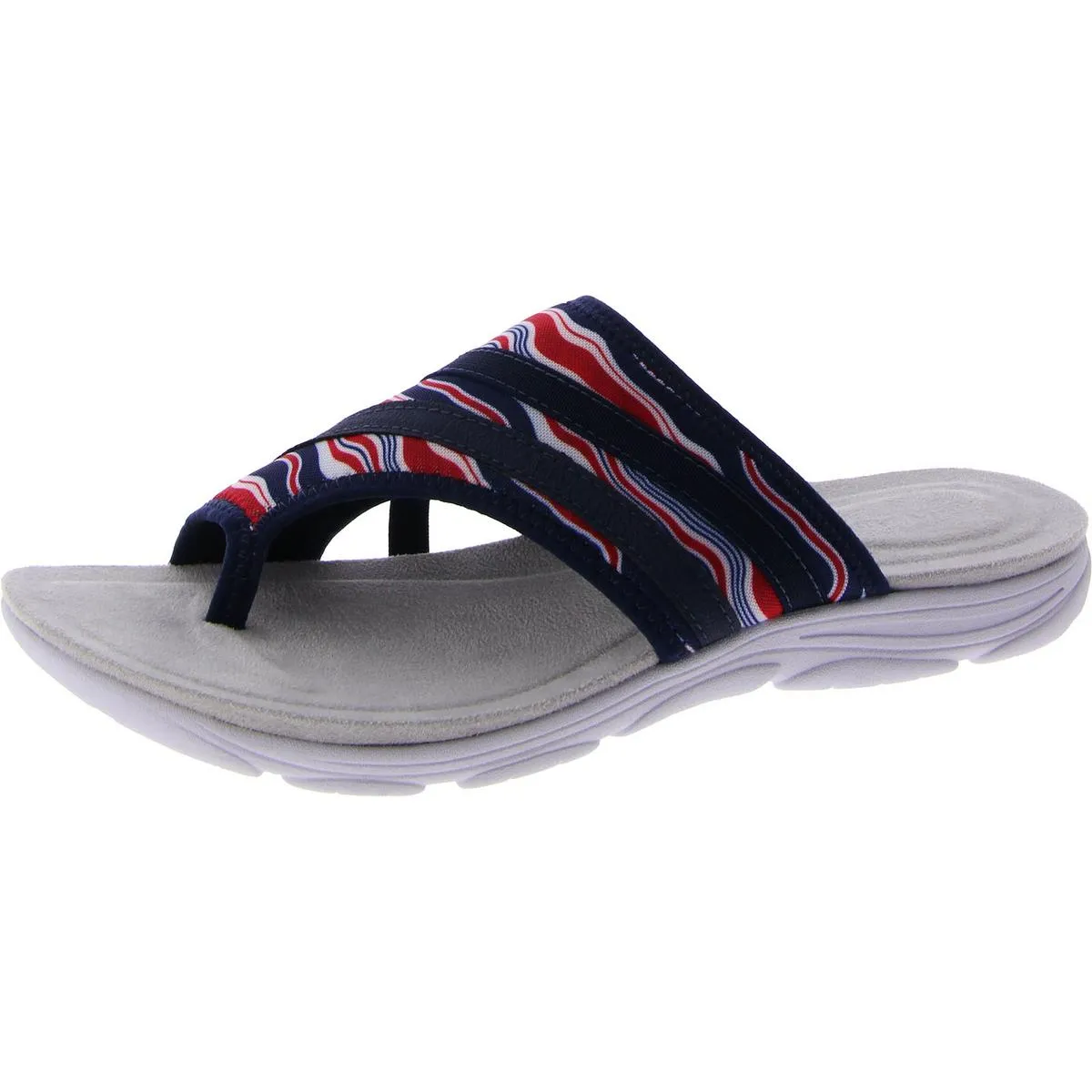 Easy Spirit Womens Lola 2 Toe Loop Slip On Slide Sandals