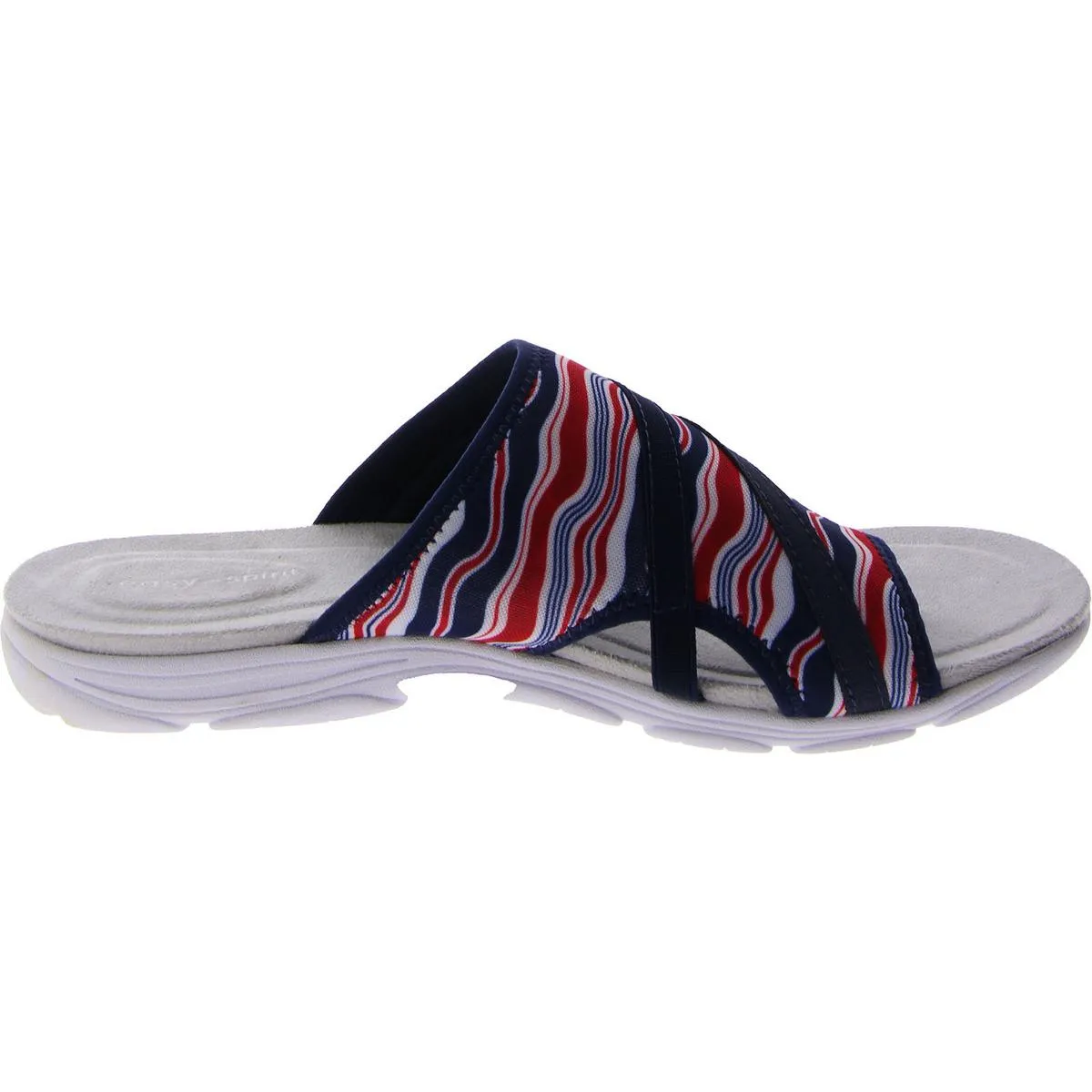Easy Spirit Womens Lola 2 Toe Loop Slip On Slide Sandals