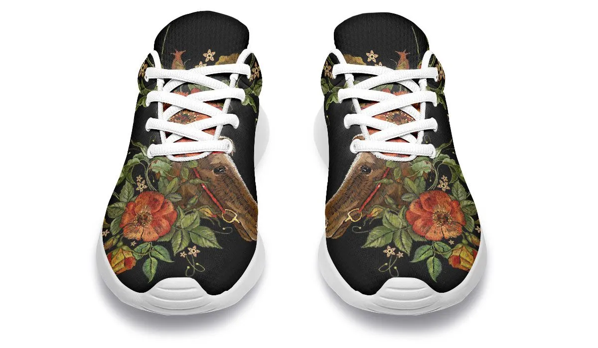 Embroidery Horse Sneakers
