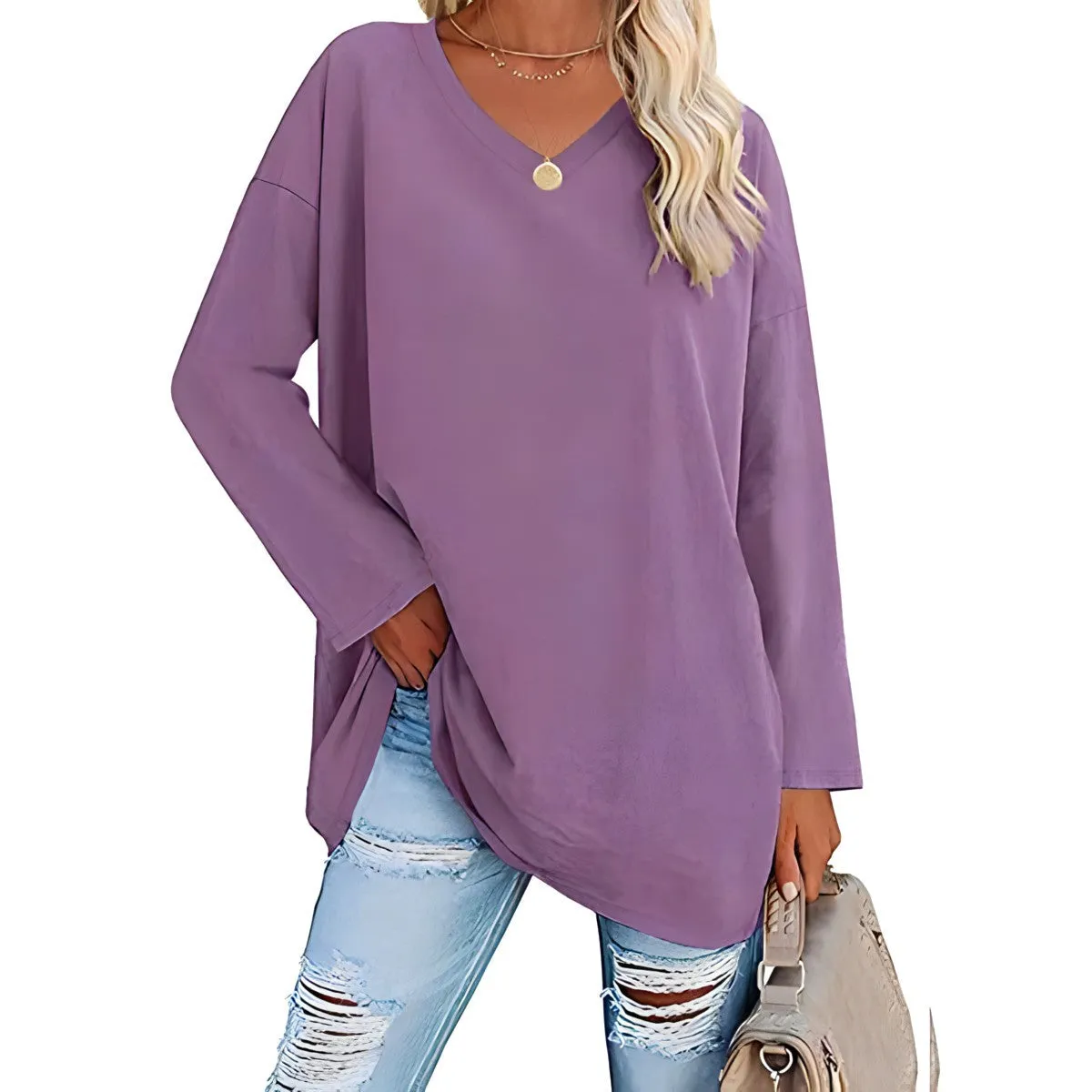 Fashion Canberra I Alyse Relaxed V-Neck Sweater