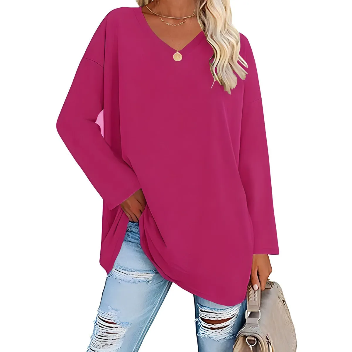 Fashion Canberra I Alyse Relaxed V-Neck Sweater